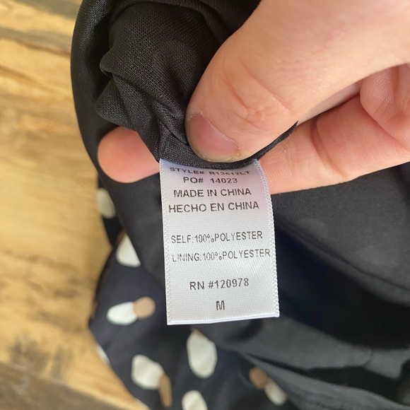 Lizard Thicket polka dot romper! Brand new never worn! Wraps around the back! - Picture 9 of 10